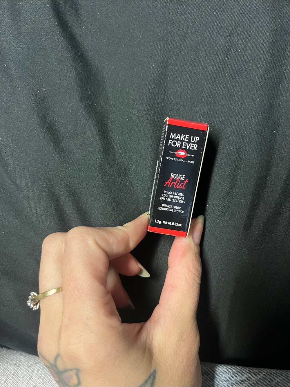 Makeup Forever Rouge Artist Lipstick - Bright Red Packaging